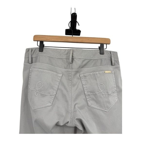 Lilly Pulitzer Worth Jeans in Palm Beach Grey Season-less Soft Stretchy Size 12 - Picture 8 of 15